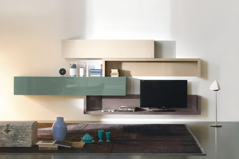 Lago Настенная модульная стенка для хранения Lagolinea sun-id-1489948 - Вид №4