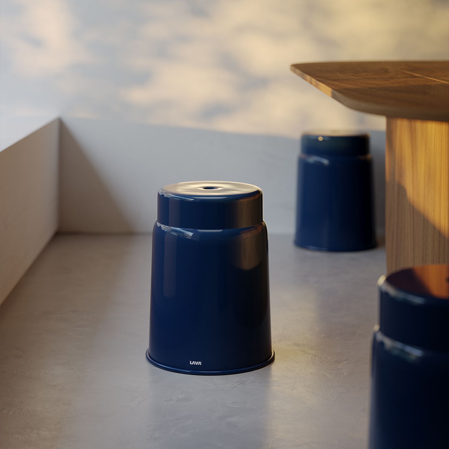 Алюминиевый штабелируемый стул LAVA ETTORE ARCH-00058581 - Вид №1