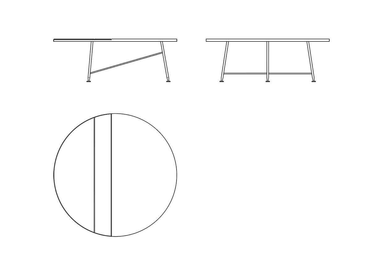 Круглый журнальный столик Sicis TRAY ARCH-00144626 - Вид №3