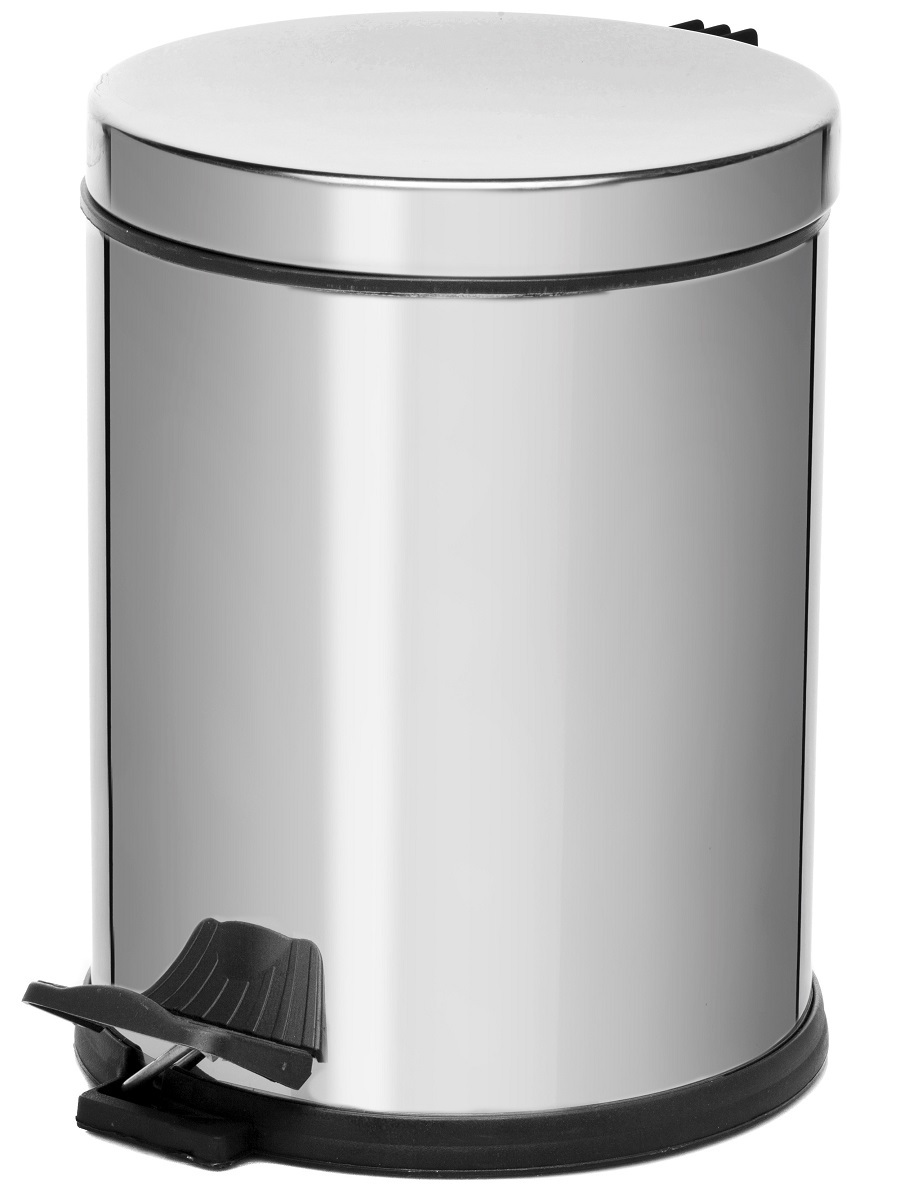 Вёдра с педалью и крышкой Andromeda 5L Chrome NAVAKO 11003