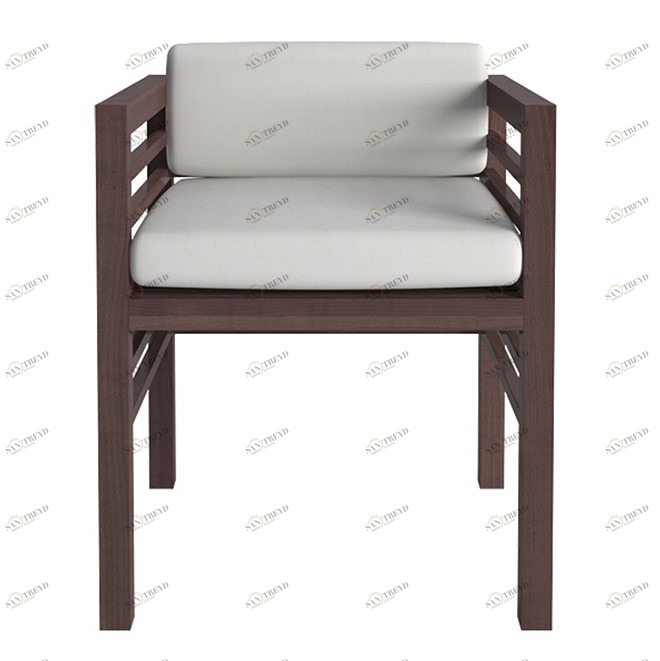 Стул с подлокотниками "Tenerife" FURNITERA TENERIFE 120379 Белый 