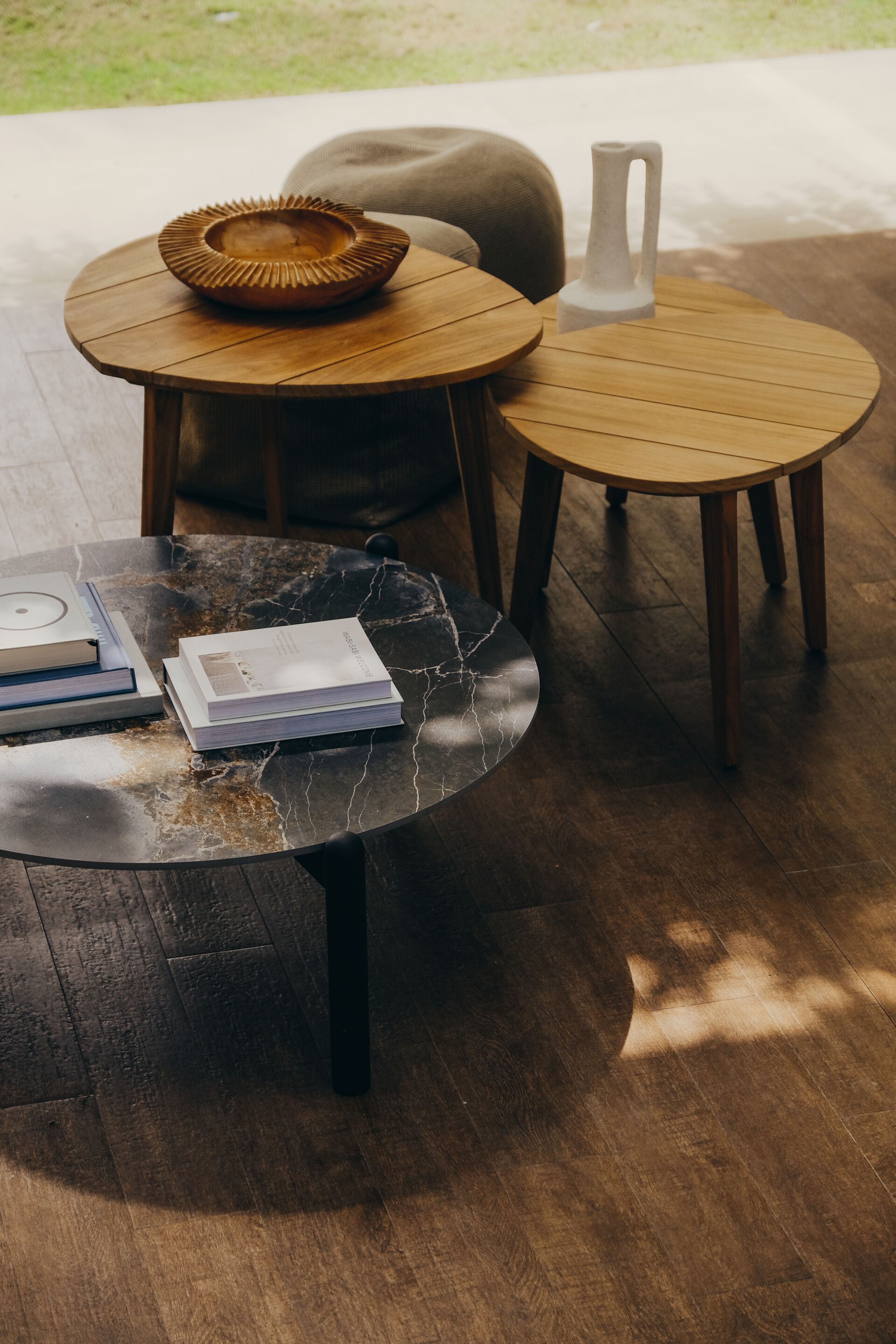 Садовый стол из тикового дерева cbdesign Tria ARCH-00010708 - Вид №1