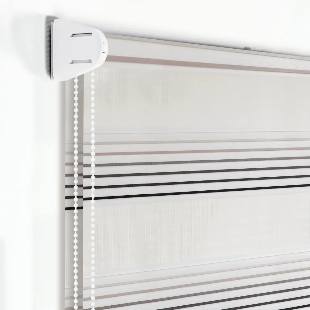 Штора рулонная день-ночь Milan 120x250 см бежевая MIAMOZA STLM-2164343 - Вид №1