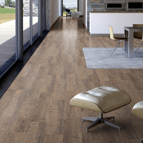 Пробка Wicanders Authentica Antique Smoked Pine (Гладкая) 1220х185 мм E1XB001 - Вид №52