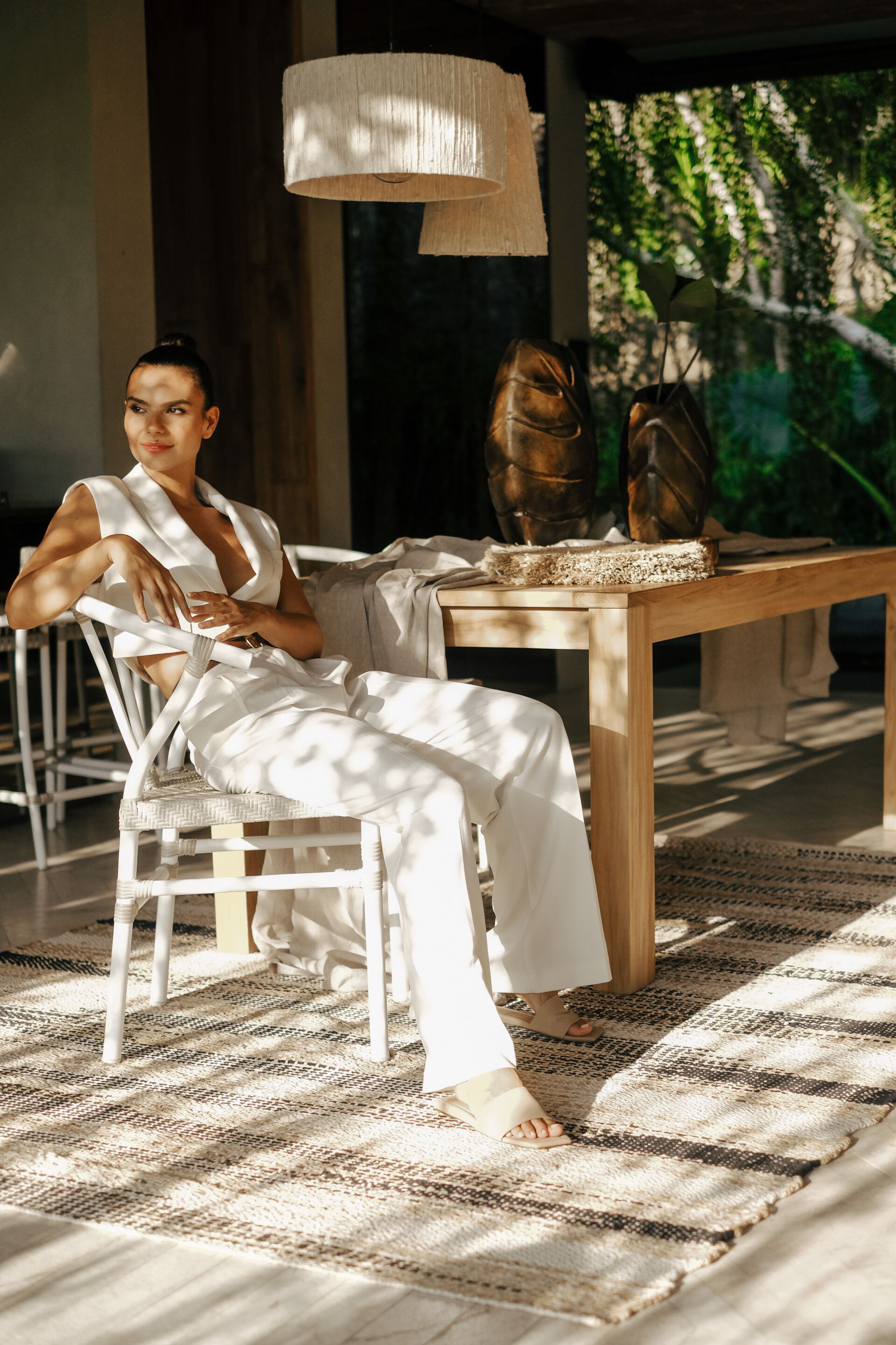 Прямоугольный садовый стол из тикового дерева cbdesign Orizont ARCH-00015816 - Вид №2