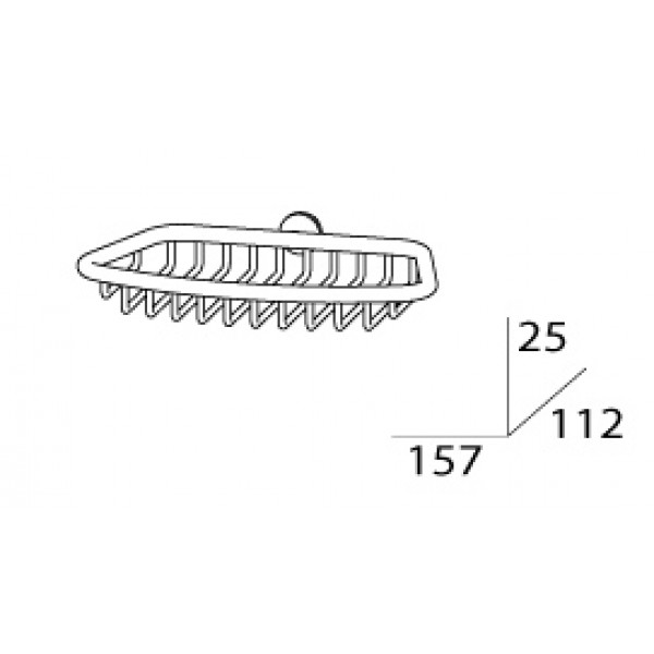 Мыльница-решетка (компонент) FBS (Чехия) UNI 043 sun-id-561726 - Вид №1