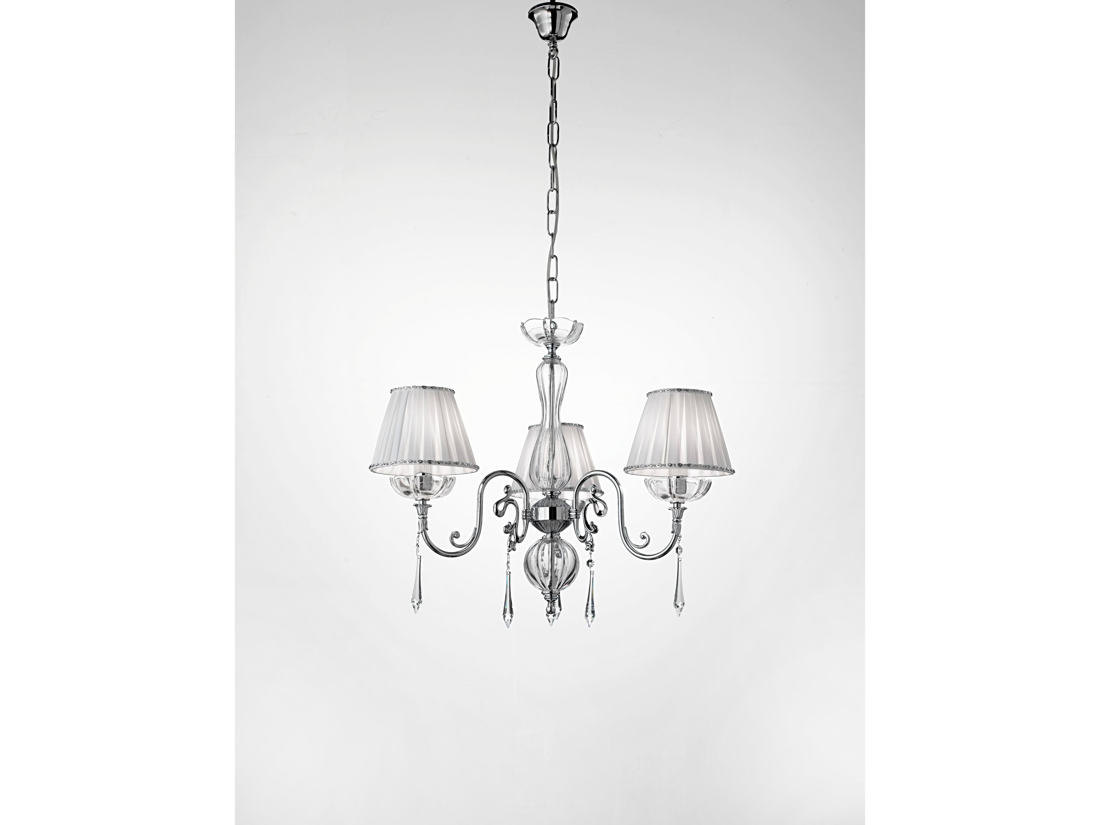 Подвесной светильник из латуни и стекла Cremasco Illuminazione 7362/3L ARCH-00132711 - Вид №1