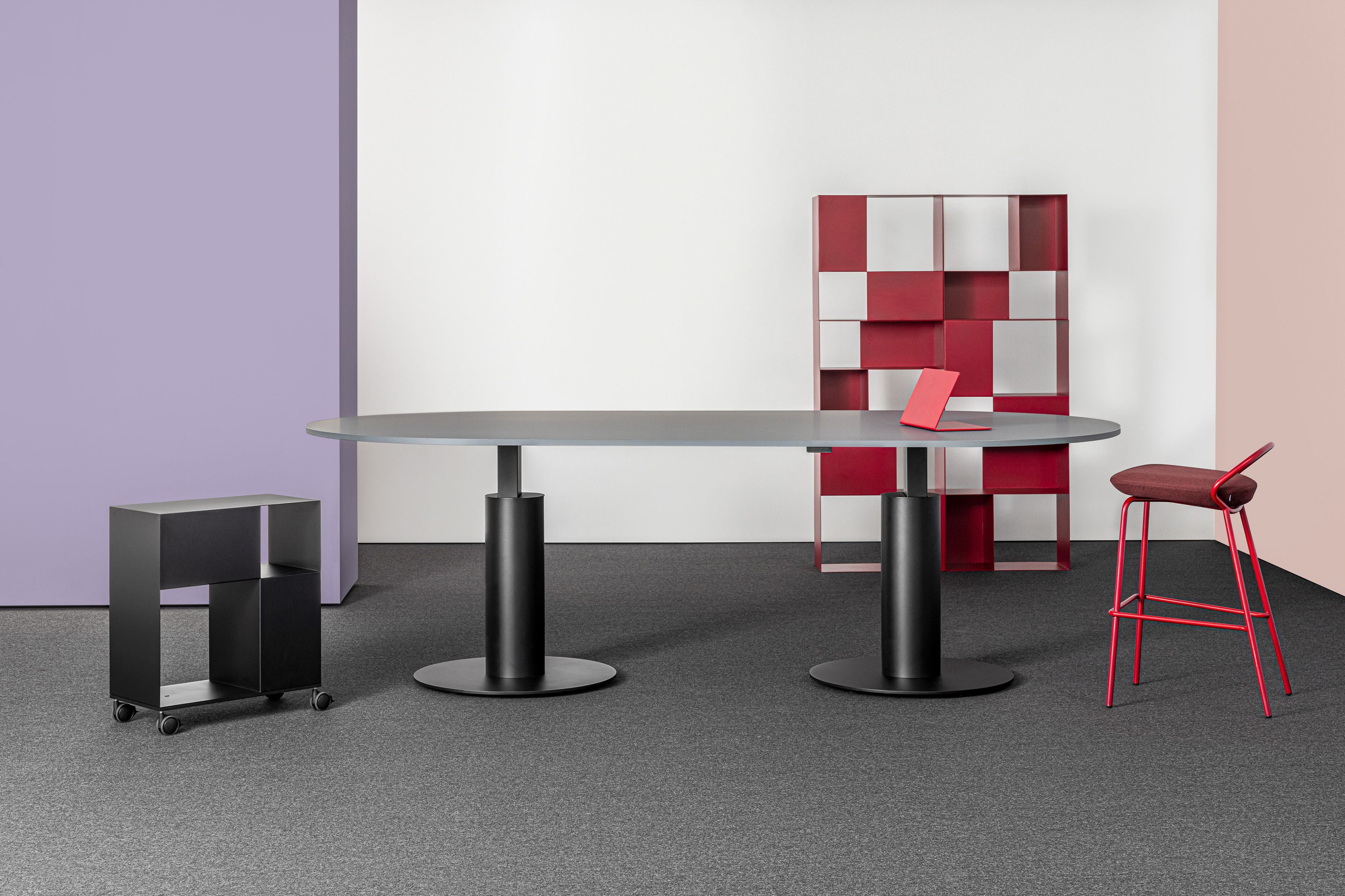 Высокий стальной штабелируемый стул с подставкой для ног Mara Icon ARCH-00107929 - Вид №11