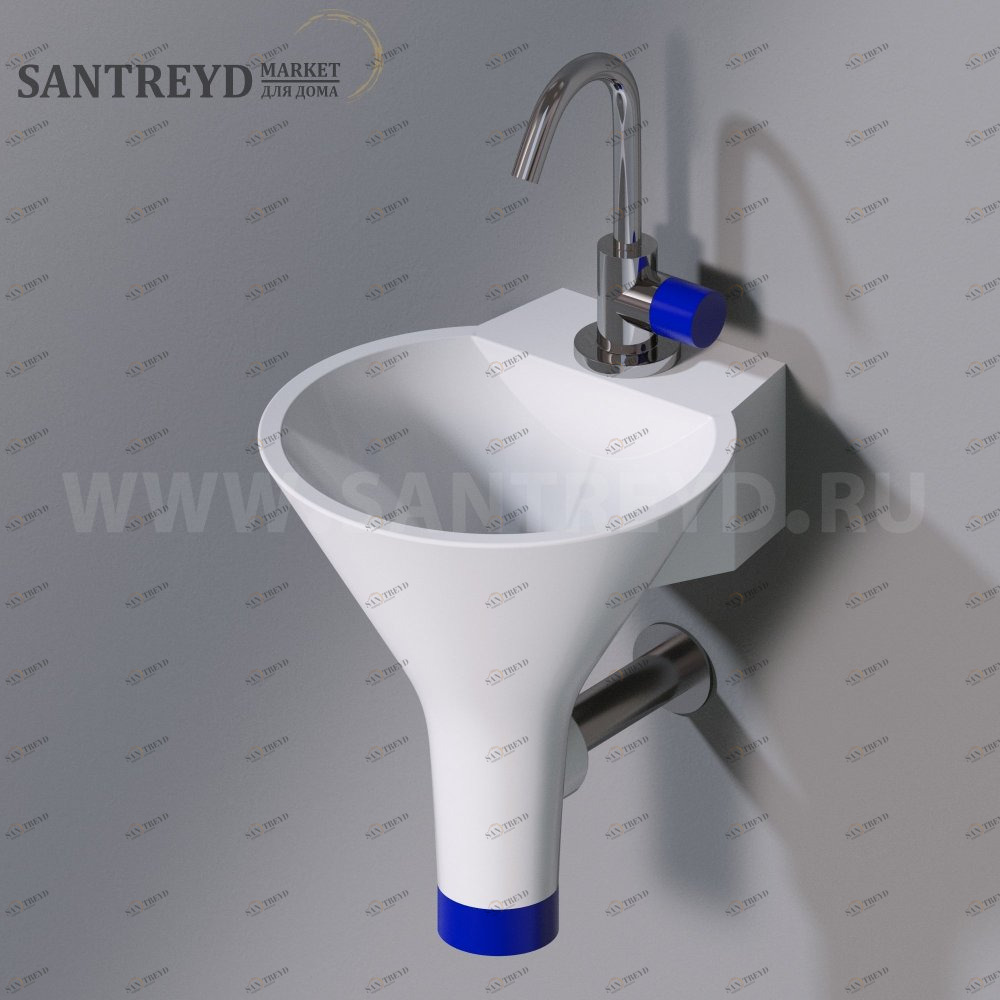 L330100KB Подвесная раковина настенная круглая A. e T. Italia IDEA белая AeT ITALIA