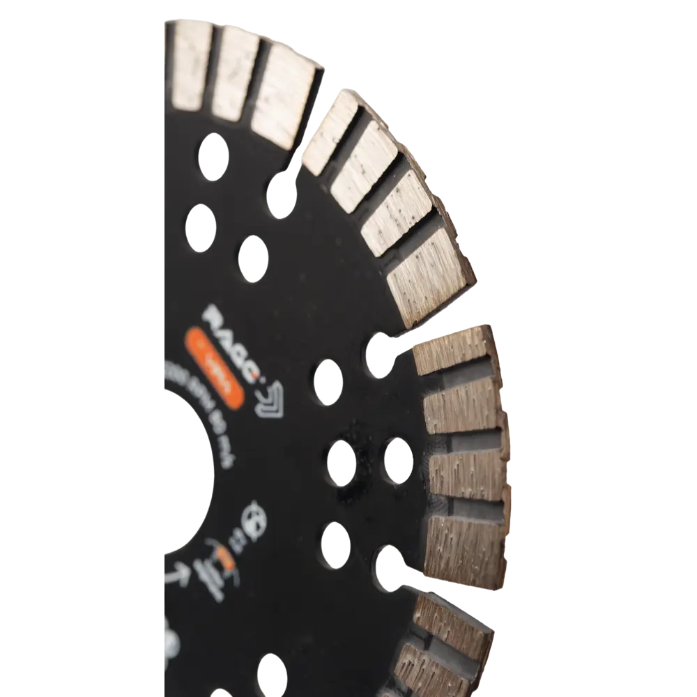 Алмазный диск RAGE для бетона 125 мм с турбо-сегментами 89435058 STLM-1573411 - Вид №2