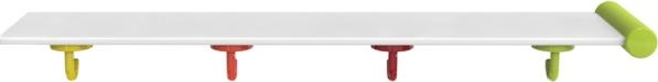 800.03.413 Удлинительная полка с крючками, 4 места HEWI Kids - Вид №5