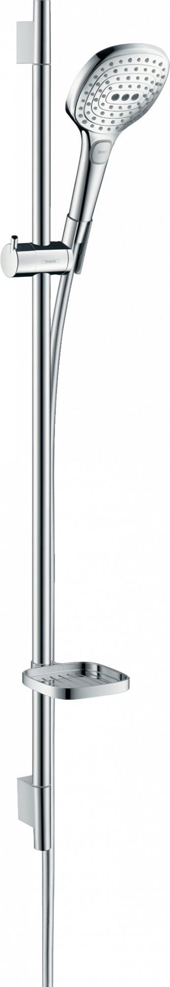 26623000 Raindance Select E Душевой набор 120 3jet EcoSmart 9 л / мин со штангой 90 см и мыльницей Hansgrohe 