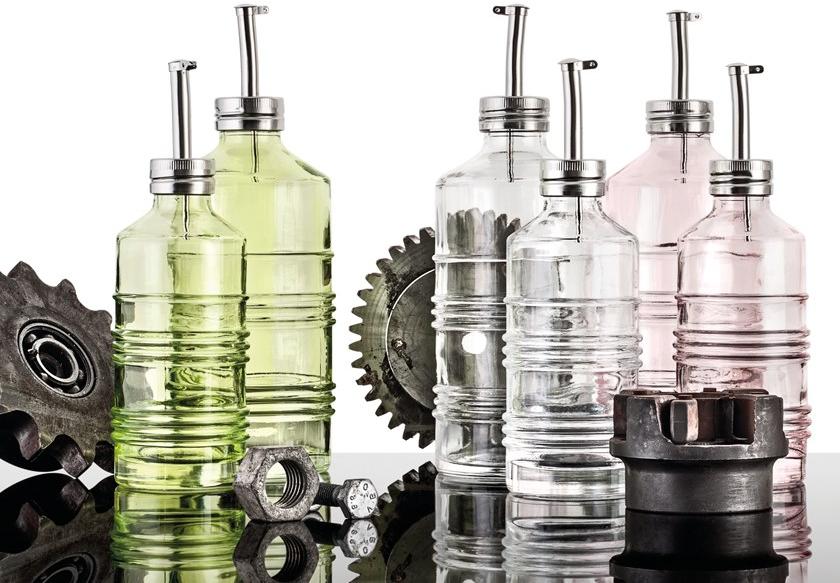 IVV Бутылка из прозрачного стекла Industrial chic 7468.2 - Вид №2