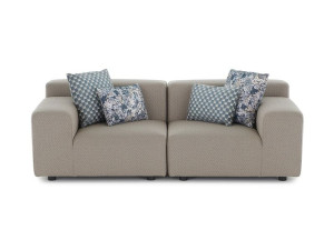 2-местный тканевый модульный садовый диван