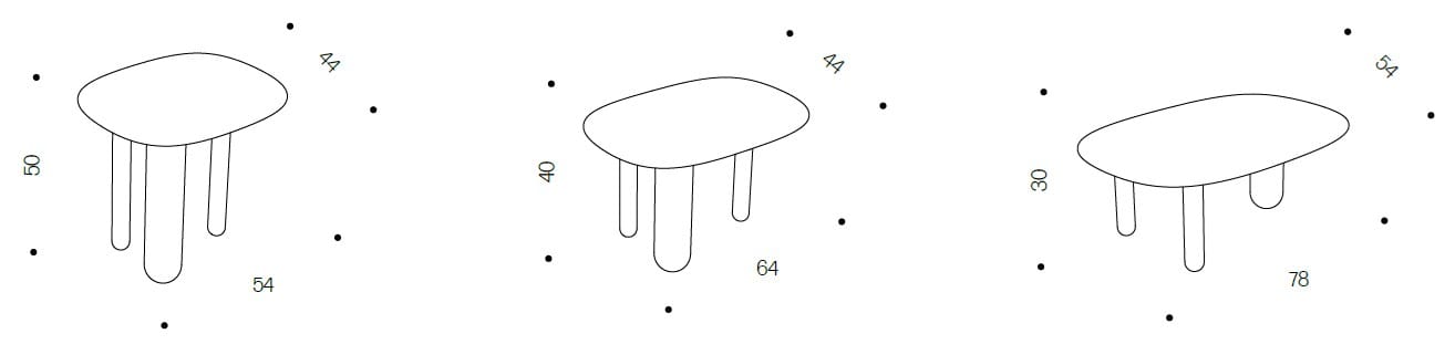 Журнальный столик с столешницей из МДФ и ножками из массива дерева Driade ARCH-00113188 - Вид №15