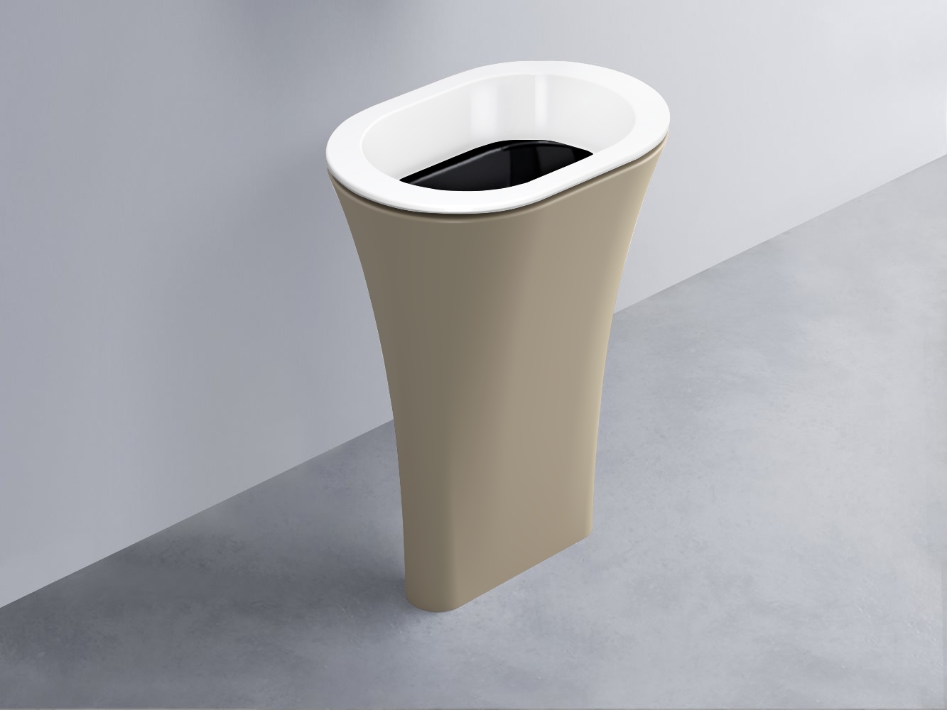 AMLA65-BL+AMPILO-N+AMCOLO-AV Раковина Amedeo Ovale отдельностоящая cielo Enjoy + Amedeo Ceramica Cielo