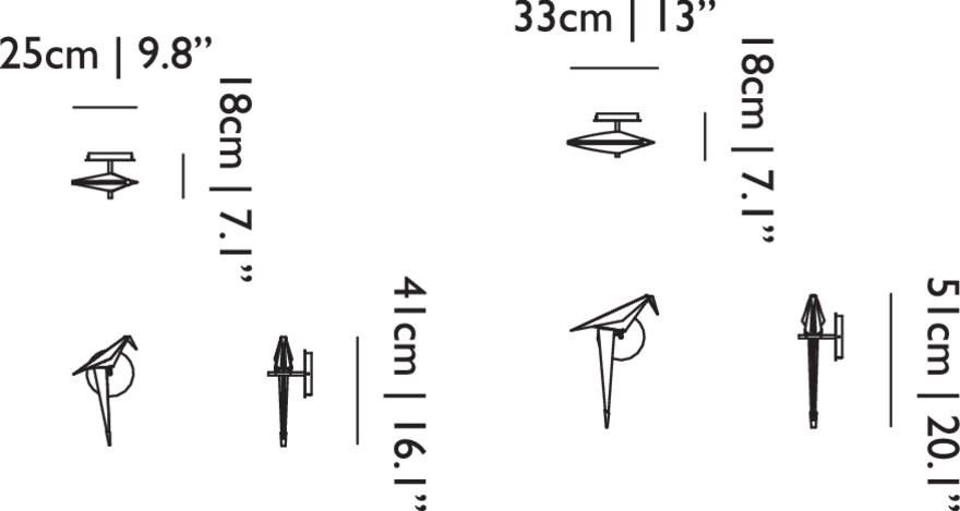 moooi Бра из металла Perch light sun-id-1456565 - Вид №4