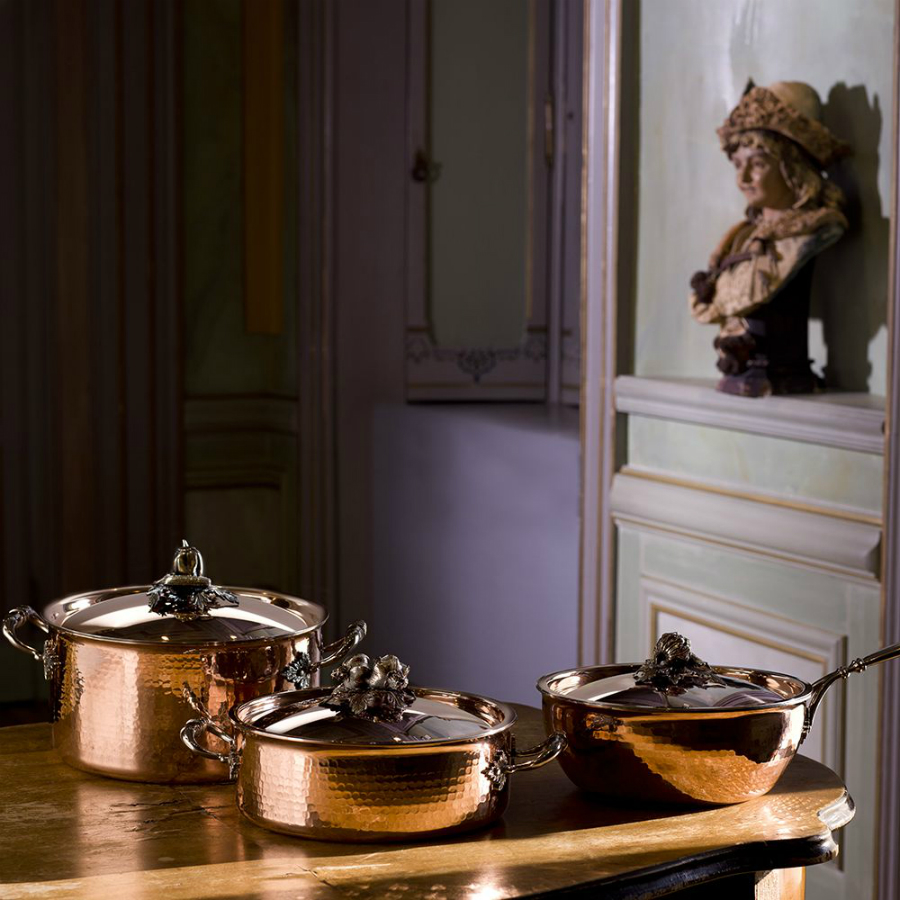 Кастрюля Opus Cupra OCA2012X, с крышкой, медь/нержавеющая сталь, Ø20 см, 3,5 л Ruffoni CG20RUFFONI - Вид №3