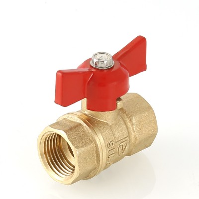 VT.122.G.04 Кран шаровой «СТАНДАРТ» с ручкой-бабочкой и внутренней резьбой Valtec 1/2"  - Вид №3