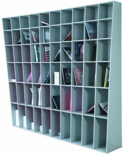 Roche Bobois Открытый книжный шкаф из лакированного мдф Les contemporains