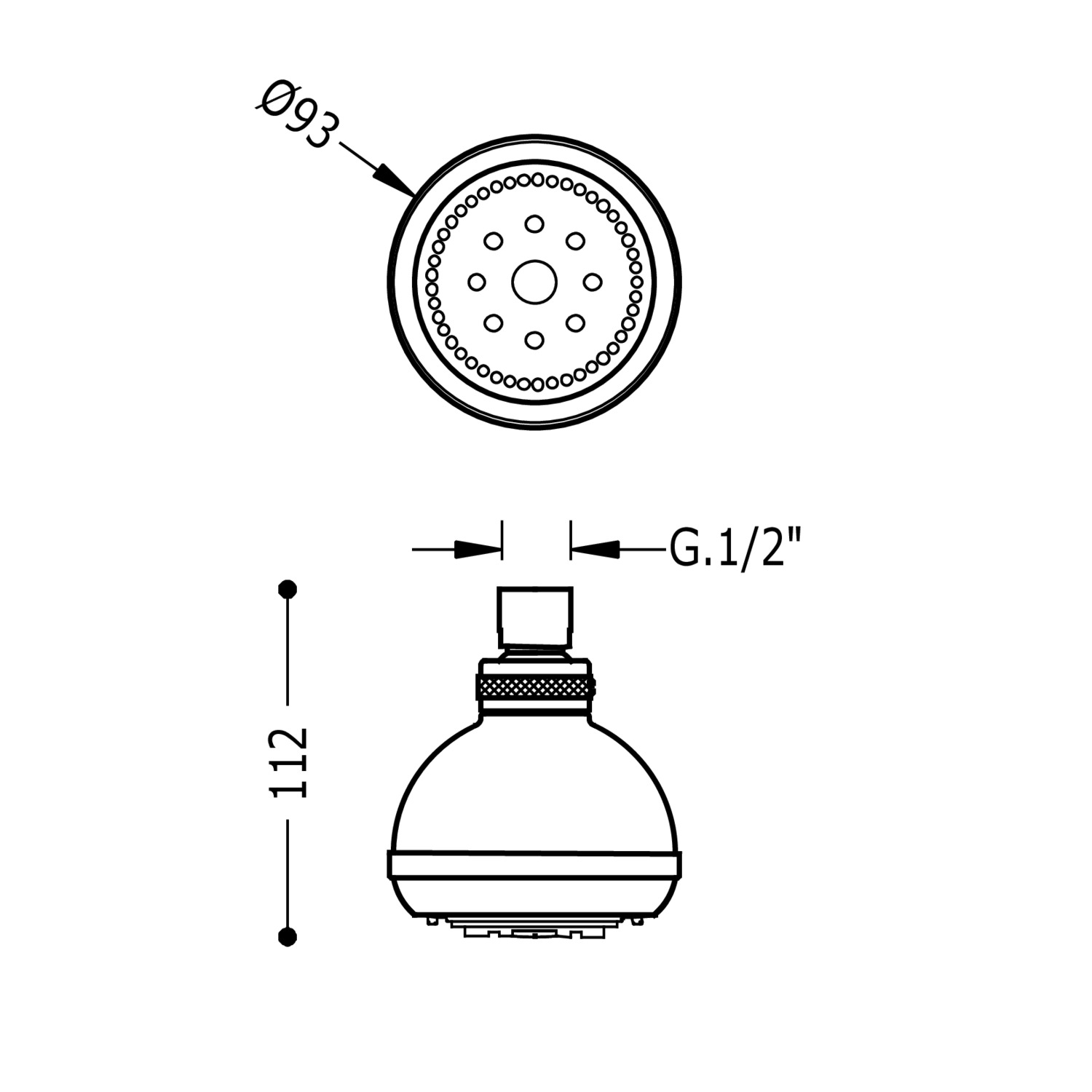 Насадка для душа-913481810 TRES Showers - Вид №1