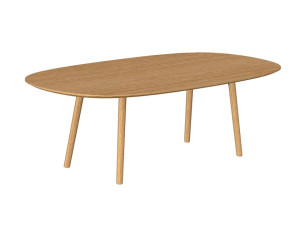 Овальный дубовый стол