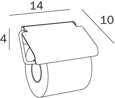 INDA® Держатель рулона из нержавеющей стали Export A22290 - Вид №1