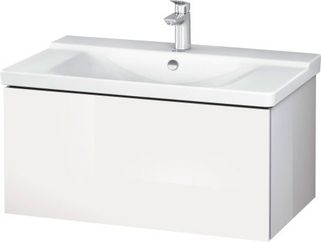 LC614706969 L-Cube Тумбочка подвесная Орех брашированный (натуральный шпон) Duravit - Вид №2