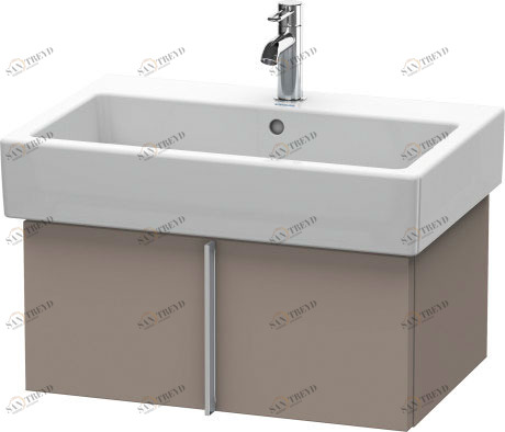 VE610504343 Vero Тумбочка подвесная Базальт матовый, декор Duravit