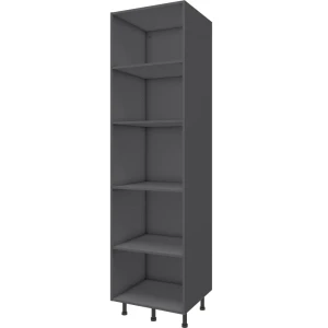 Шкаф-колонна для кухни 60x215x56 см, серый ЛДСП 89413175