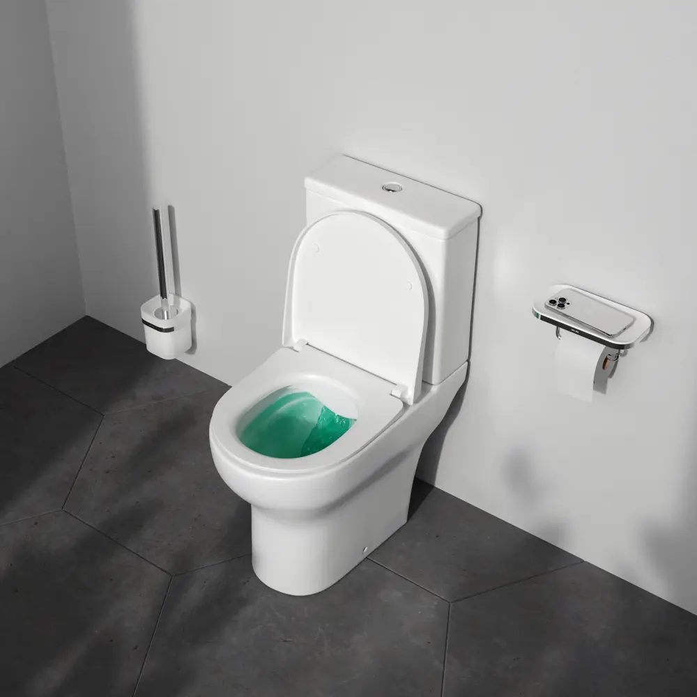 Унитаз-компакт AM.PM Force C9F8600LMSC безободковый с микролифтом 89369233 STLM-1328066 - Вид №17