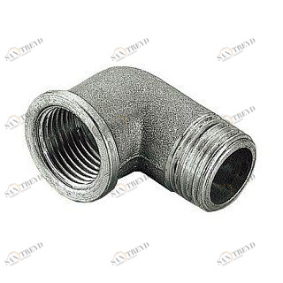 Колено ВР-НР  3/4"x3/4" никель TIEMME 1500146