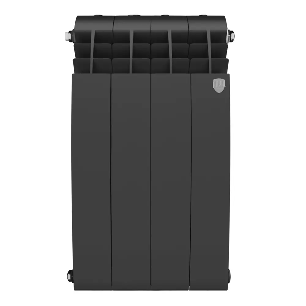 Royal Thermo BiLiner B 500 - биметаллический радиатор черный, 4 секции 89426226 STLM-1571629