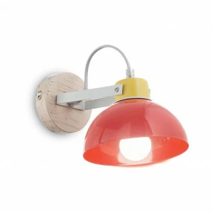 Спот детский Titti Rosso розовый IDEAL LUX TITTI 326574 Розовый
