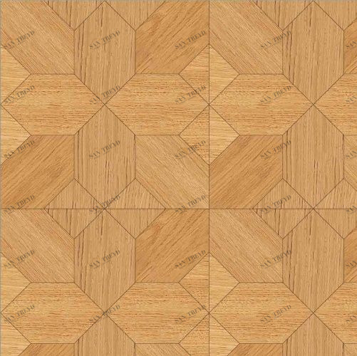 Художественный паркет Da Vinci Щитовой 26-484 Дуб (Гладкая) 500х500 мм 26010484