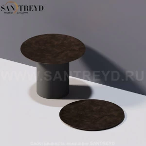 Agape GEMMA Лоток или крышка 18 см темная бронза ACOM255BR