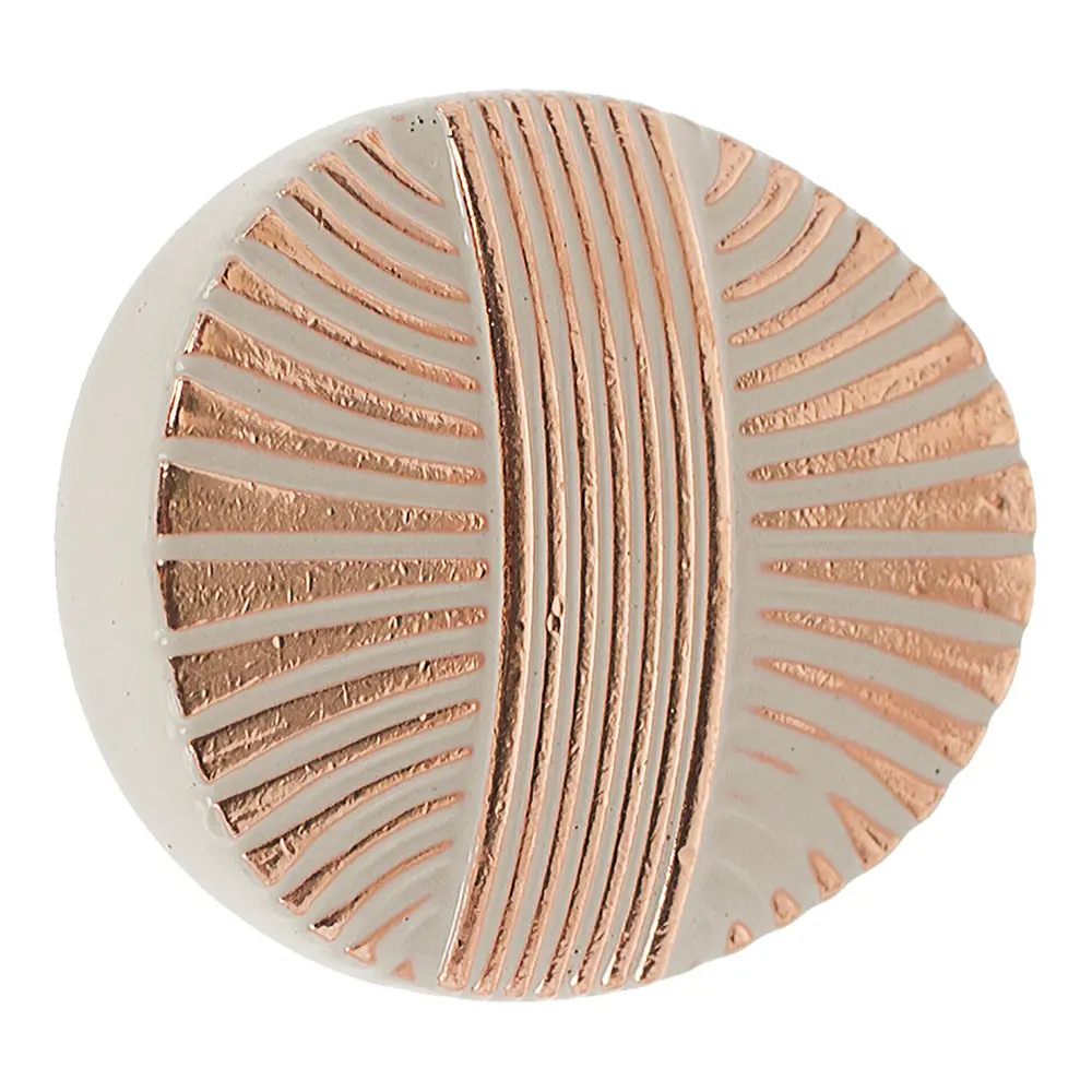 Мебельная ручка-кнопка Jet белое золото STLM-2100230 - Вид №1