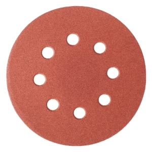 Абразивный круг Velcro Dexter P180, 8 отверстий, D125 мм, 5 шт. 13823022 STLM-2022811