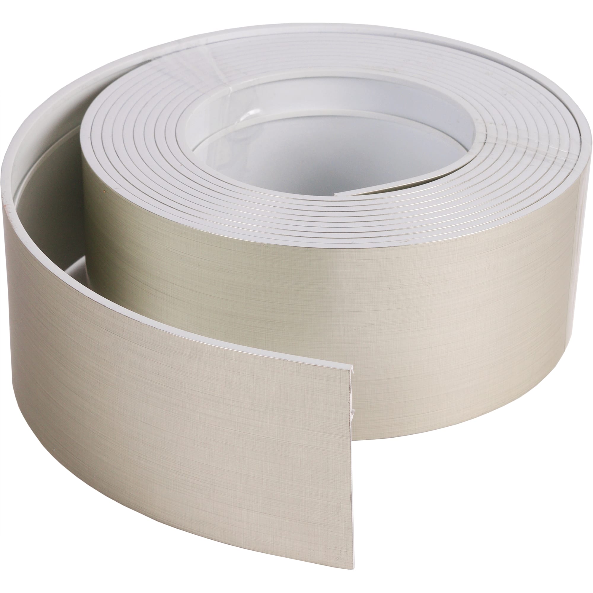 82053196 Бленда 7,5х500 см пластик, цвет серебро сатин Santreyd 