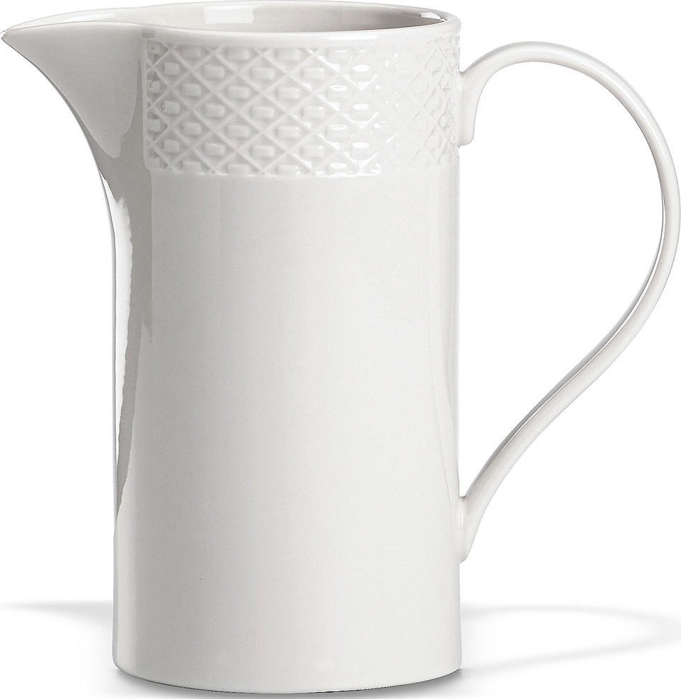 10607869 Lenox Кувшин Lenox "Праздник 365,рельеф" 590мл (белый) Фарфор 