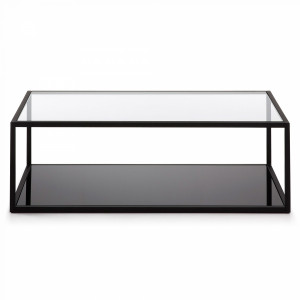 023597 Журнальный столик Greenhill 110 x 60 см черный La Forma Blackhill