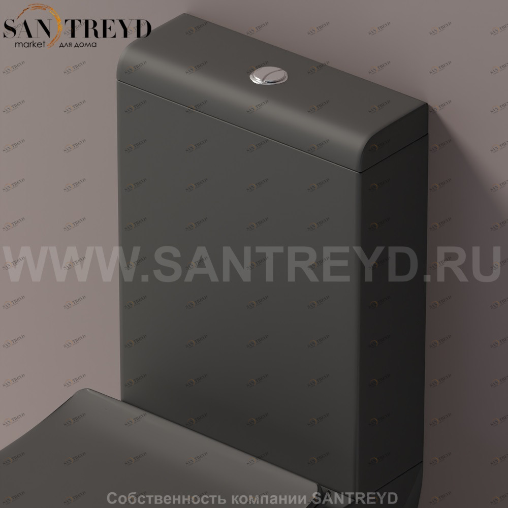 AP39.7006 Бачок для унитаза Черный Ceramica Flaminia App Италия