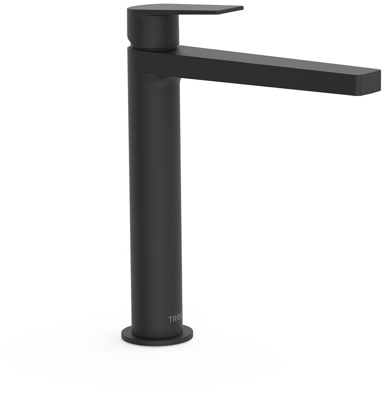 ПРОЕКТ-Смеситель для раковины TRES High с одной ручкой -21120301NM TRES