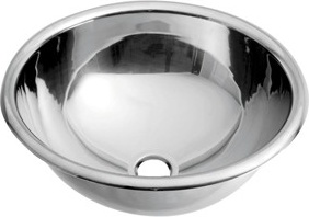 SN0027C Встраиваемая раковина из нержавеющей стали Ø305 мм без перелива mediclinics 