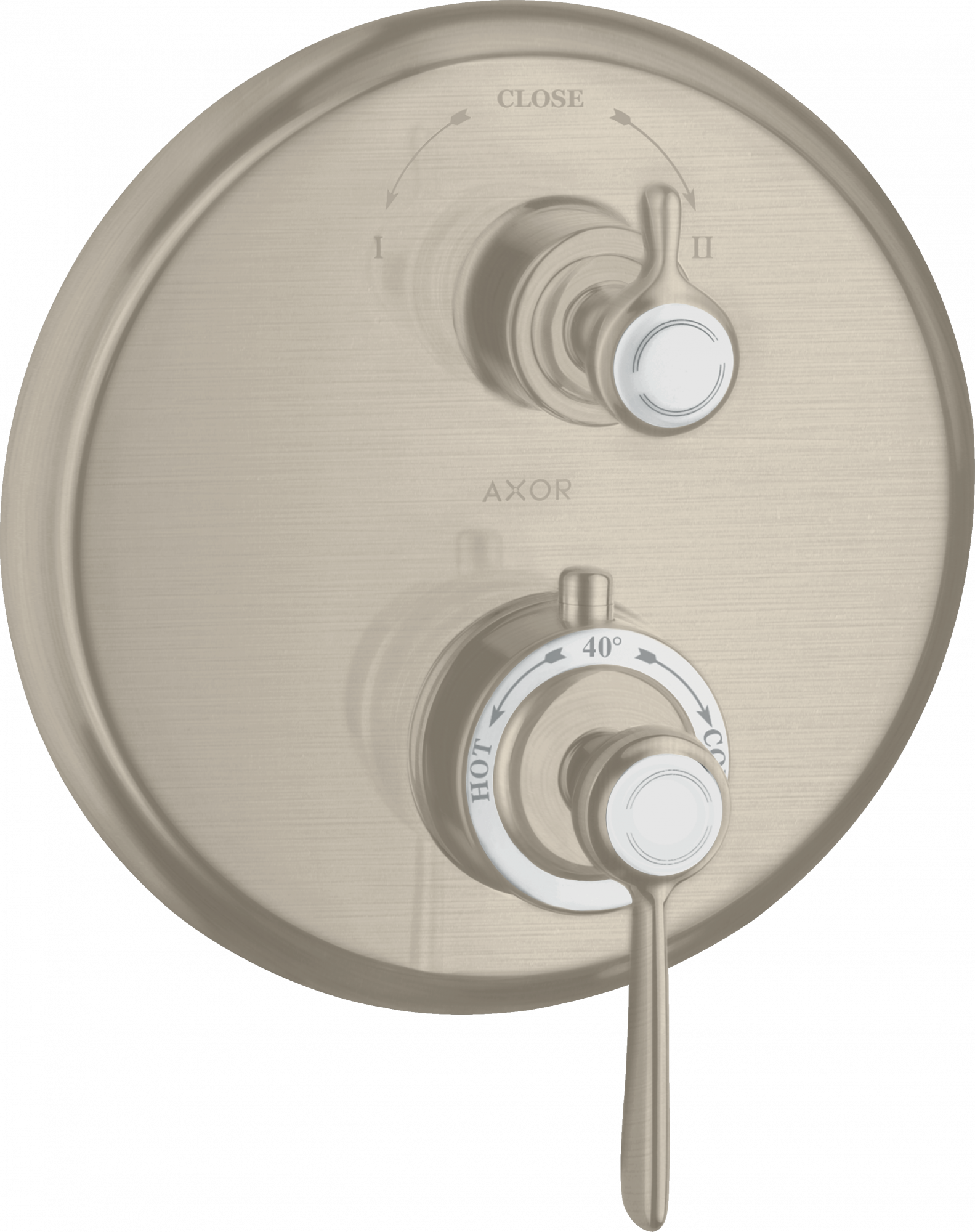 16821820 Термостат для скрытого монтажа с рычагом и запорно-переключающим вентилем AXOR MONTREUX