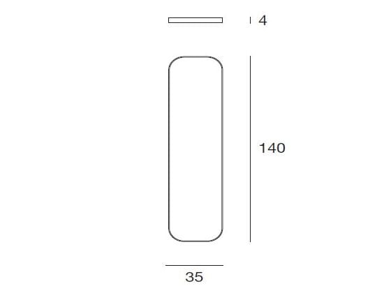 Прямоугольное металлическое зеркало с рамкой Pacini & Cappellini Ron ARCH-00100957 - Вид №3