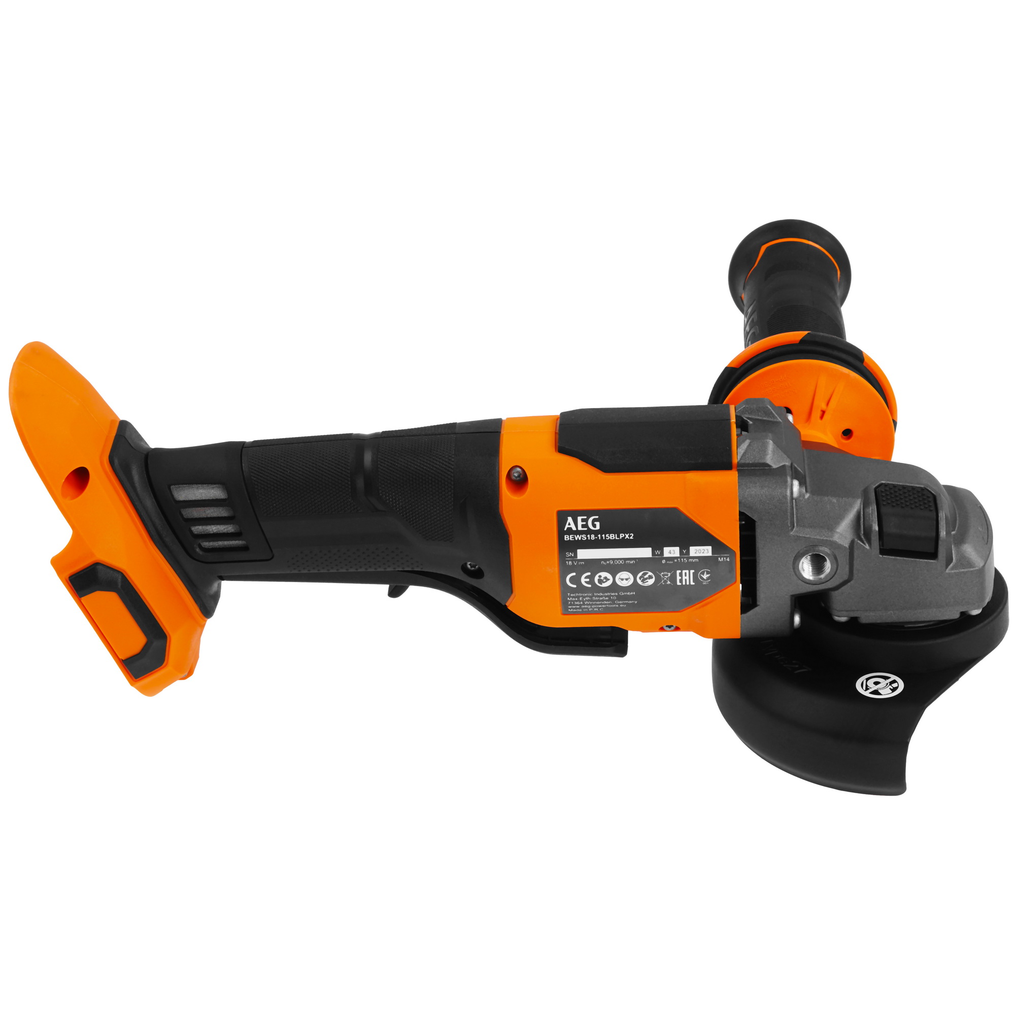 Углошлифовальная машина (УШМ) AEG BEWS18-115BLPX2-0 PRO 18V  , Без ЗУ, Без АКБ 5480997 STDN-0051969 - Вид №3