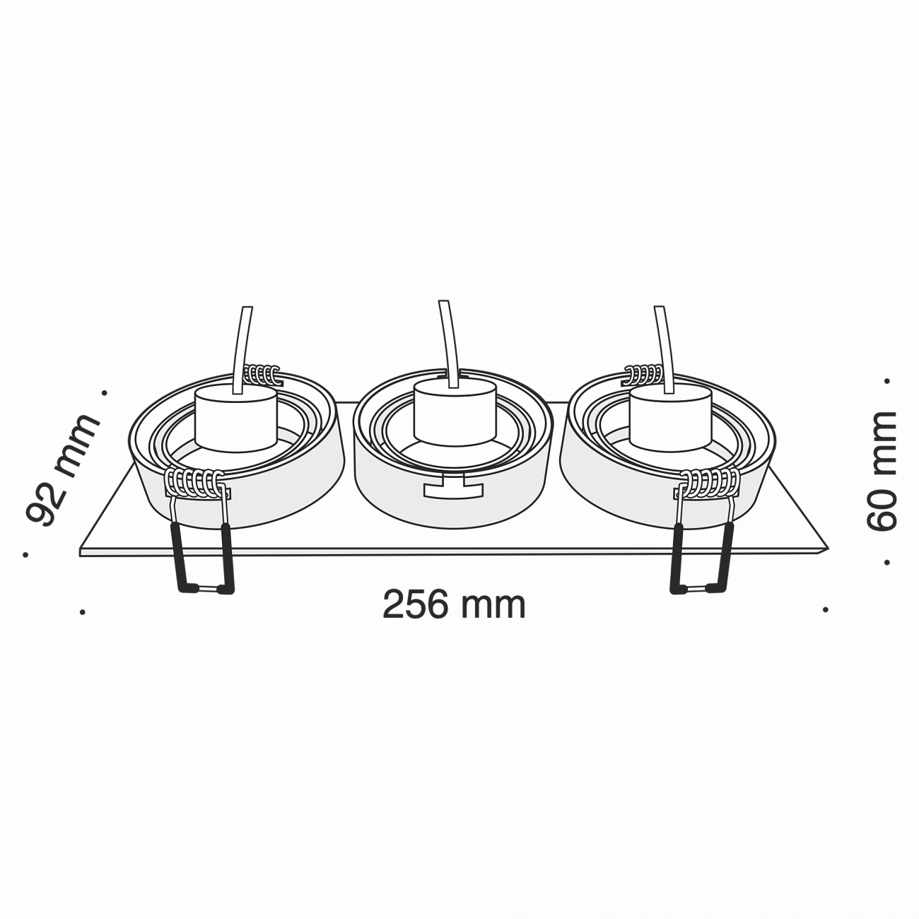 Встраиваемый спот белый Technical Atom DL024-03W TECHNICAL DOWNLIGHT 00-3957184 Белый  - Вид №2