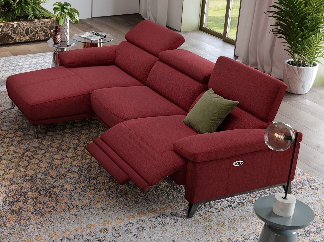 Тканевый диван с полуостровом Sofanella Celano ARCH-00049041 - Вид №1