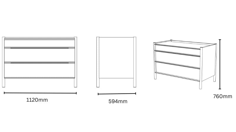 Деревянный комод Case лопата ARCH-00080703 - Вид №11